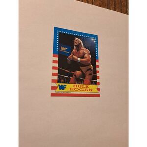 1987 Topps WWF Hulk Hogan Trading Card #3 Error Undated Back Vintage